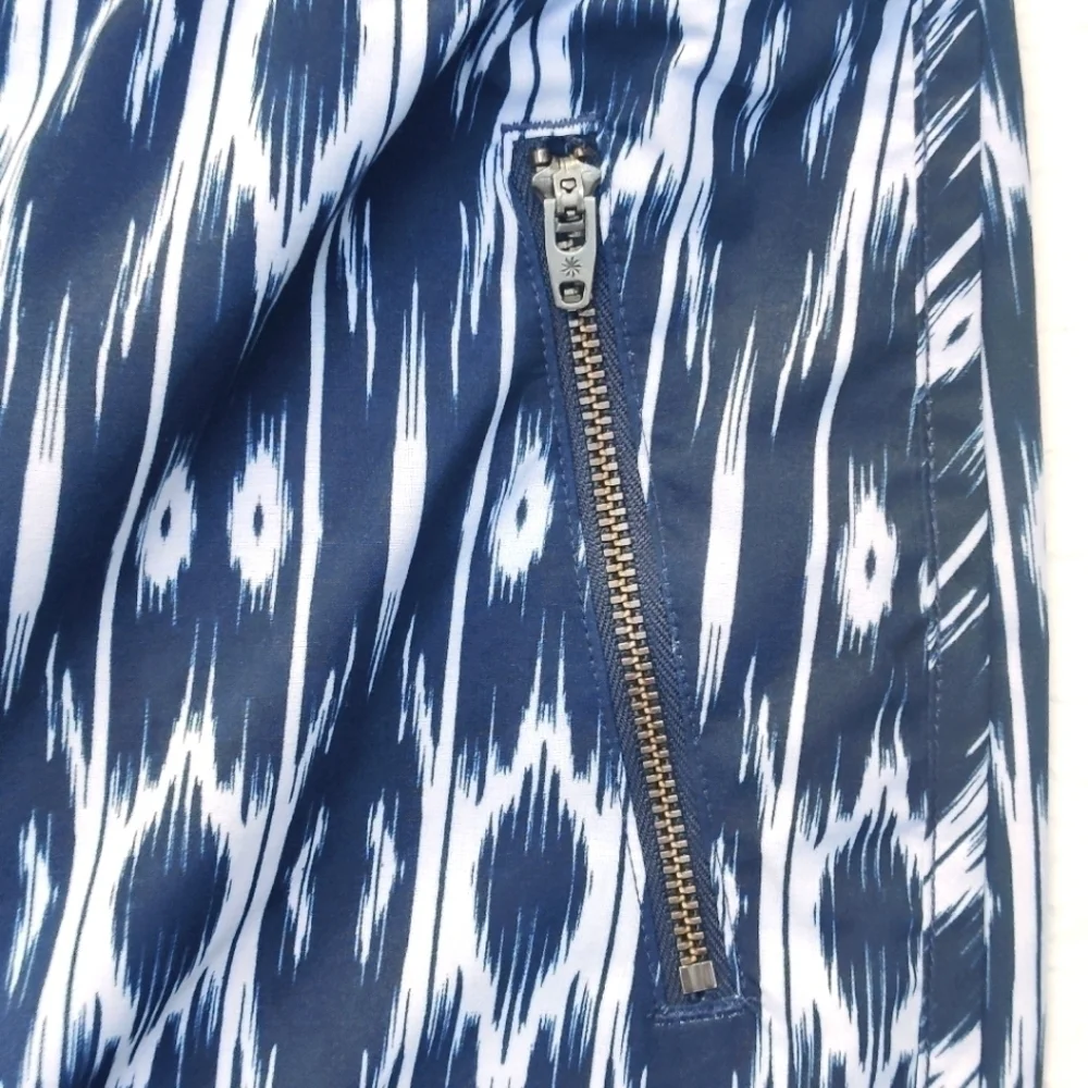 Athleta Reflection Stretch Skort Navy Ikat Women's Size S